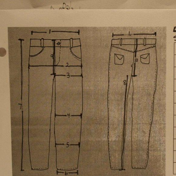 Men's M Brand Jeans 33 x 30 HEMMED TO 28" LENGTH - Picture 9 of 9